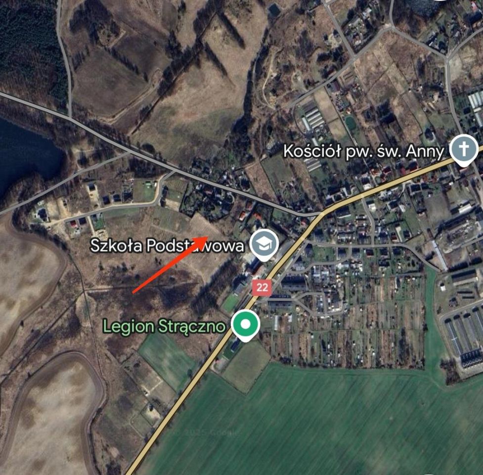 Działka budowlana Strączno