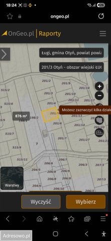 Działka budowlana Ługi, ul. Liliowa. Zdjęcie 1