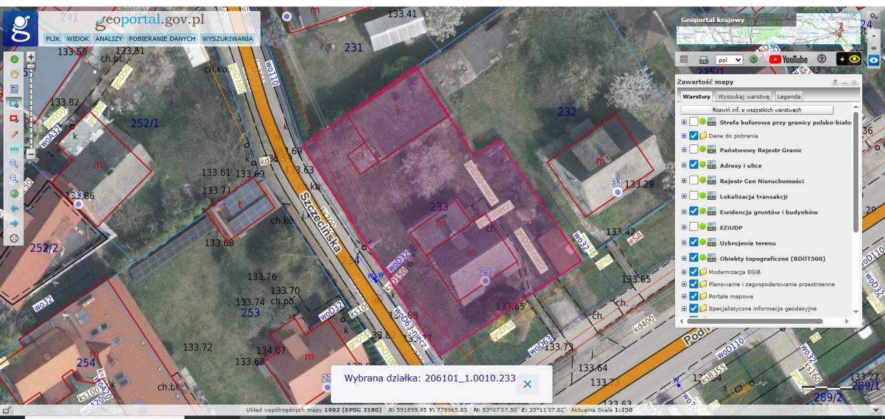 Działka budowlana Białystok Os. Młodych, ul. Pod Krzywą 29. Zdjęcie 1