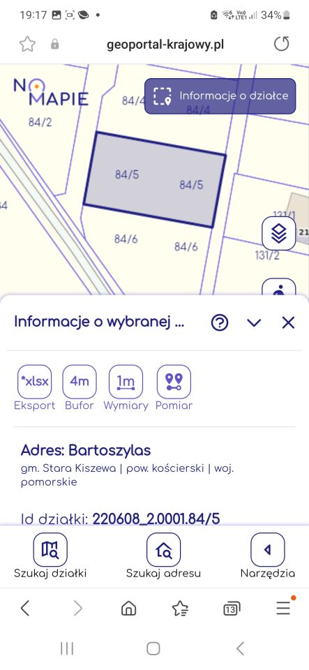 Działka budowlana Bartoszylas. Zdjęcie 1