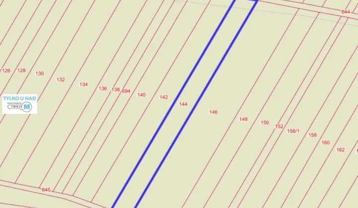 Działka leśna Osiny