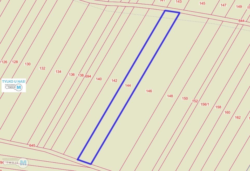 Działka leśna Osiny. Zdjęcie 1