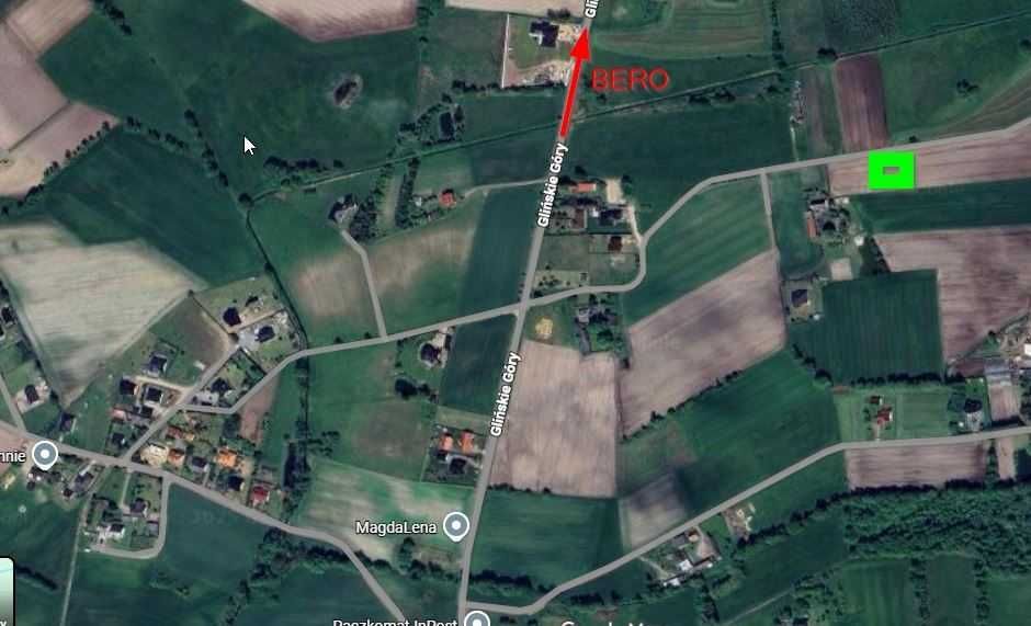 Działka budowlana Glinno