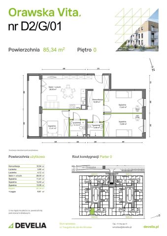 Mieszkanie 4-pokojowe Wrocław Ołtaszyn, ul. Orawska. Zdjęcie 8