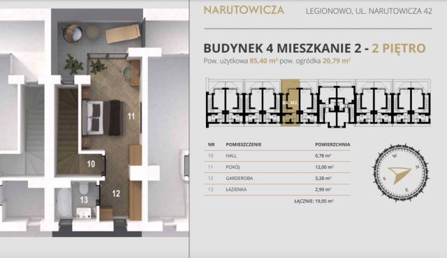 dom szeregowy, 4 pokoje Legionowo, ul. Gabriela Narutowicza. Zdjęcie 5