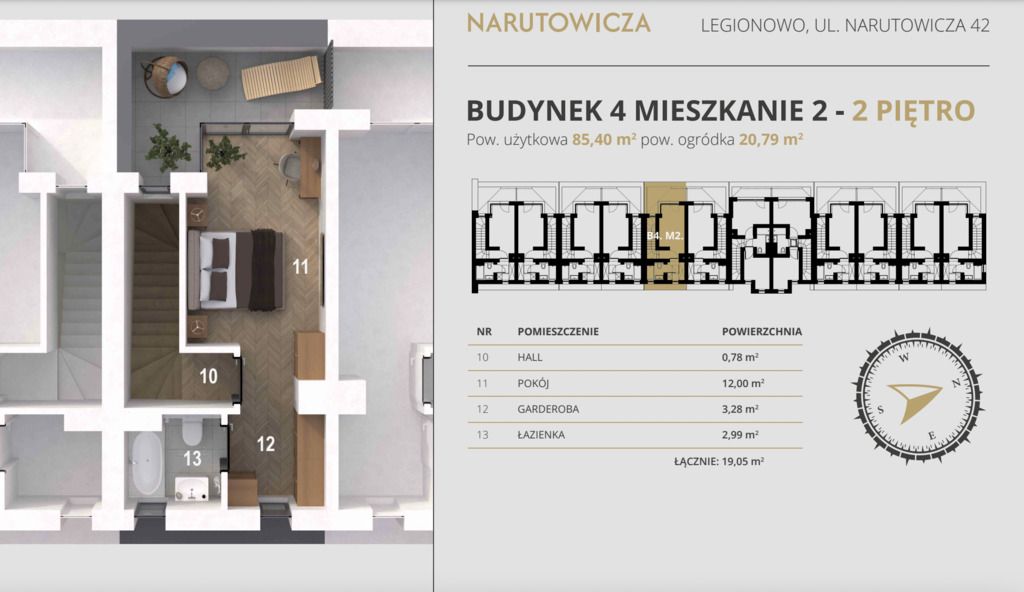 dom szeregowy, 4 pokoje Legionowo, ul. Gabriela Narutowicza. Zdjęcie 5