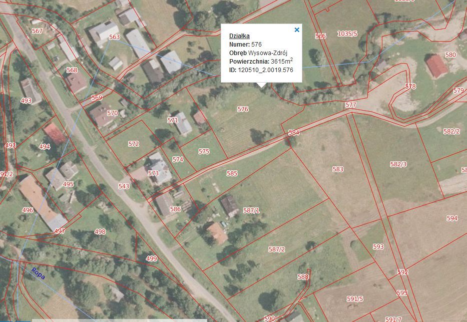 Działka budowlana Wysowa-Zdrój. Zdjęcie 2