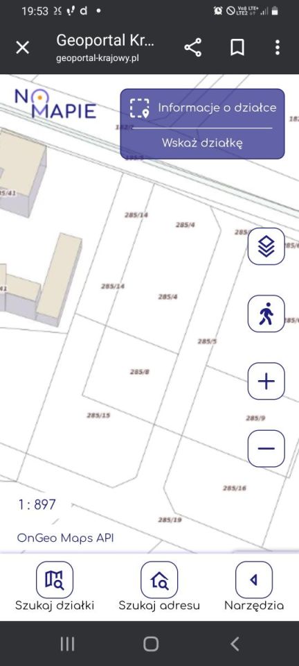 Działka budowlana Tumanek