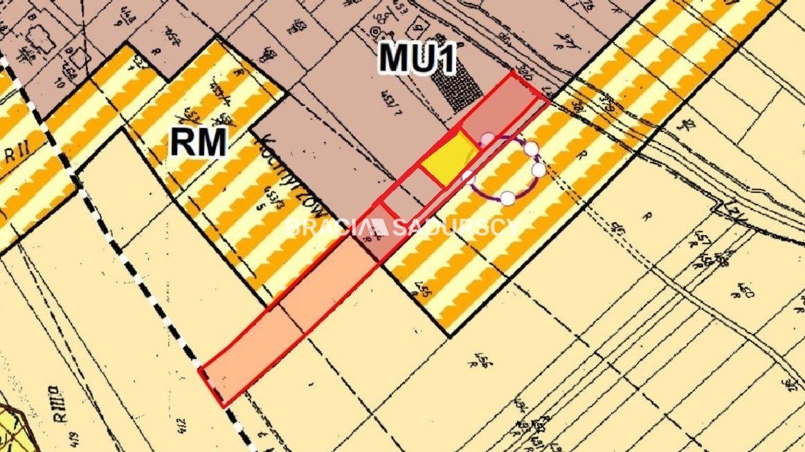 Działka inwestycyjna Kocmyrzów, ul. Wąwozowa. Zdjęcie 4
