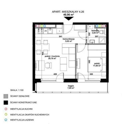 Mieszkanie 2-pokojowe Wrocław Krzyki, ul. Zwycięska. Zdjęcie 10