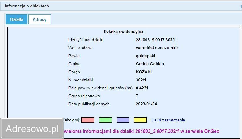 Działka budowlana Kołkowo. Zdjęcie 4