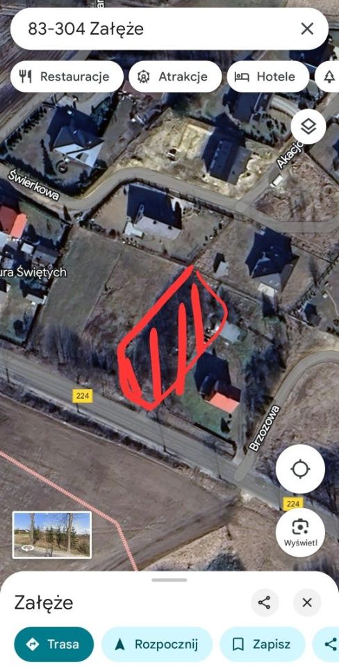 Działka budowlana Załęże