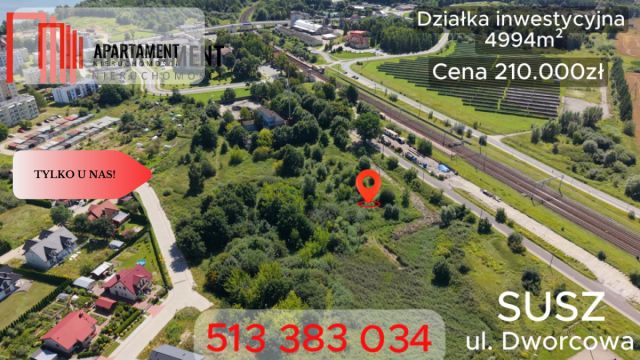 Działka inwestycyjna Susz. Zdjęcie 1