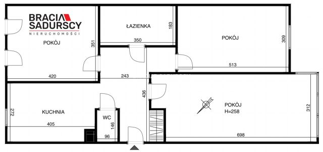 Mieszkanie 3-pokojowe Kraków Podgórze, ul. Przemysłowa. Zdjęcie 39
