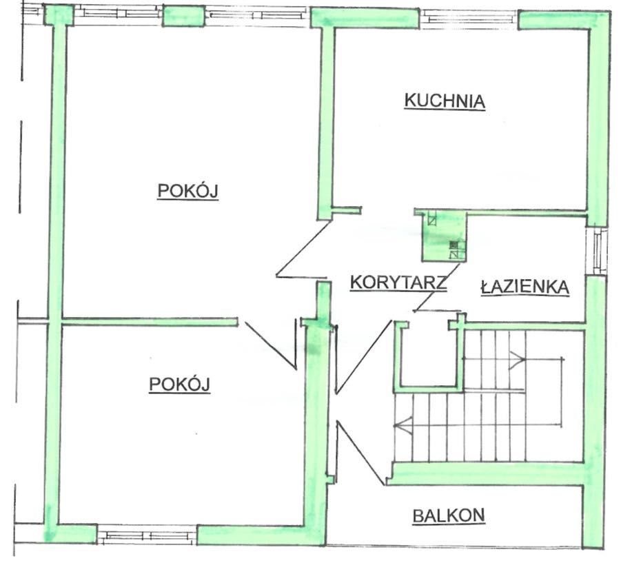 Mieszkanie 2-pokojowe Staszów, ul. 11 Listopada