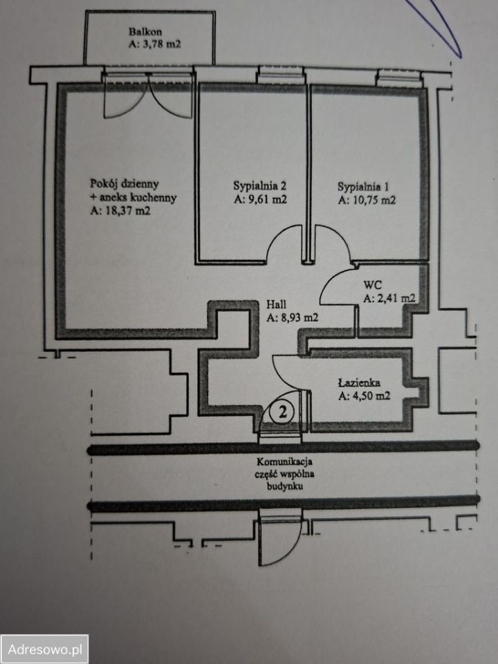 Mieszkanie 3-pokojowe Kraków Dębniki, ul. Obozowa. Zdjęcie 19