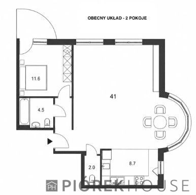 Mieszkanie 2-pokojowe Warszawa Ursynów, ul. Makolągwy. Zdjęcie 8