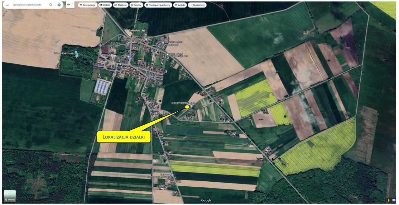 Działka rolno-budowlana Pakosław. Zdjęcie 2