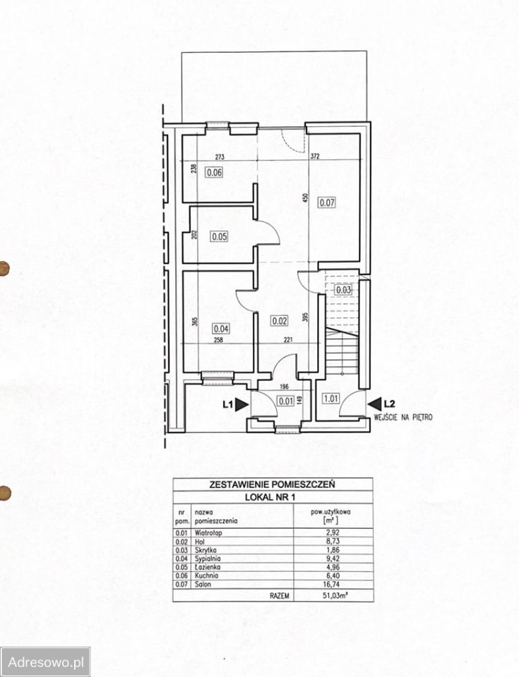 Mieszkanie 2-pokojowe Ostrów Wielkopolski Pruślin, ul. Oliwkowa. Zdjęcie 13