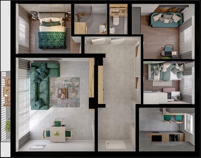 Mieszkanie 3-pokojowe Konstancin-Jeziorna, ul. Anny Walentynowicz. Zdjęcie 16