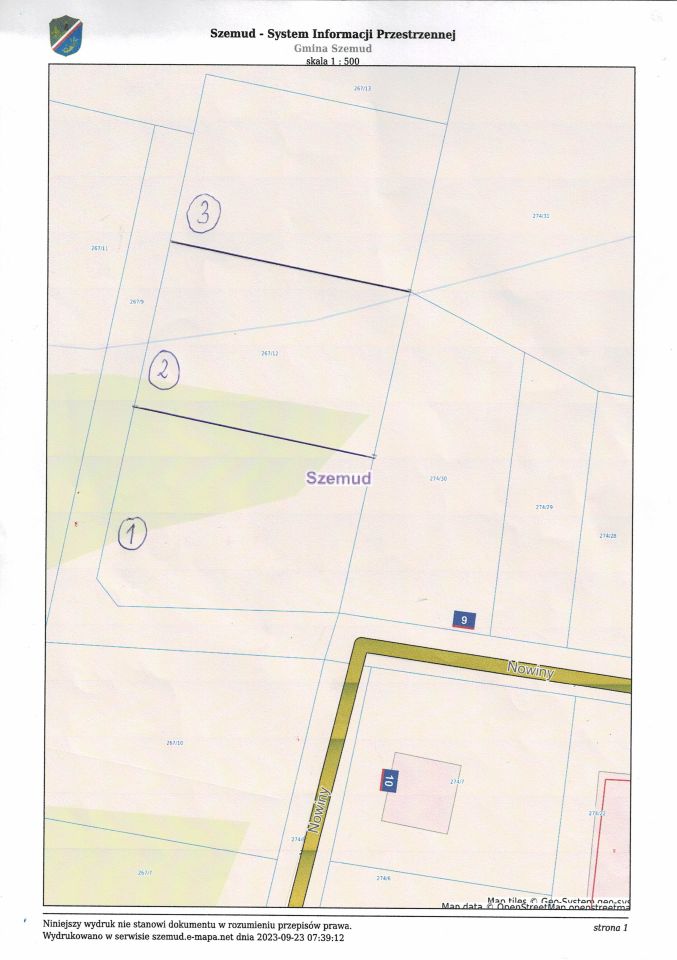 Działka budowlana Szemud, ul. Nowiny. Zdjęcie 6