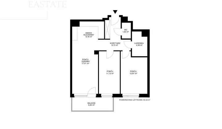 Mieszkanie 3-pokojowe Warszawa Białołęka, ul. Mirabelki