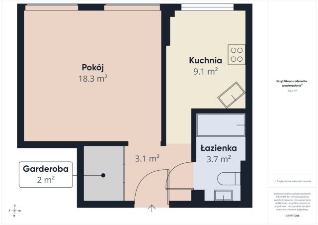 Mieszkanie 1-pokojowe Warszawa Śródmieście, al. Wyzwolenia. Zdjęcie 17