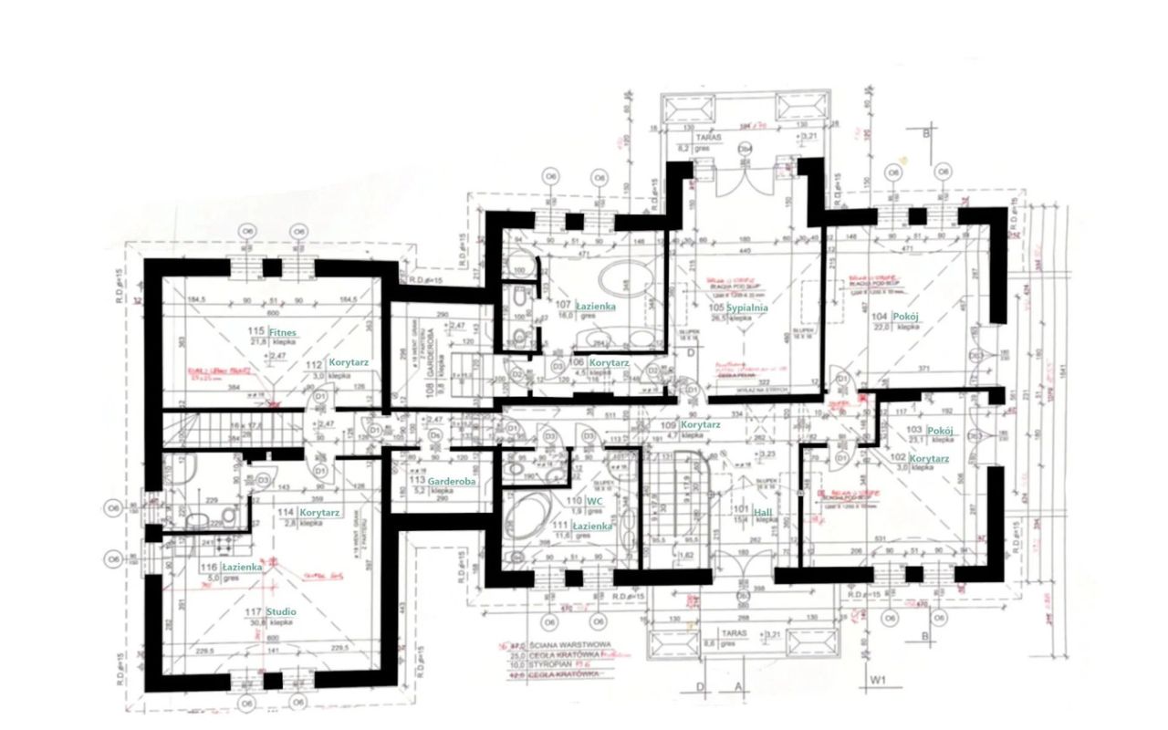 dom wolnostojący, 8 pokoi Psary. Zdjęcie 19