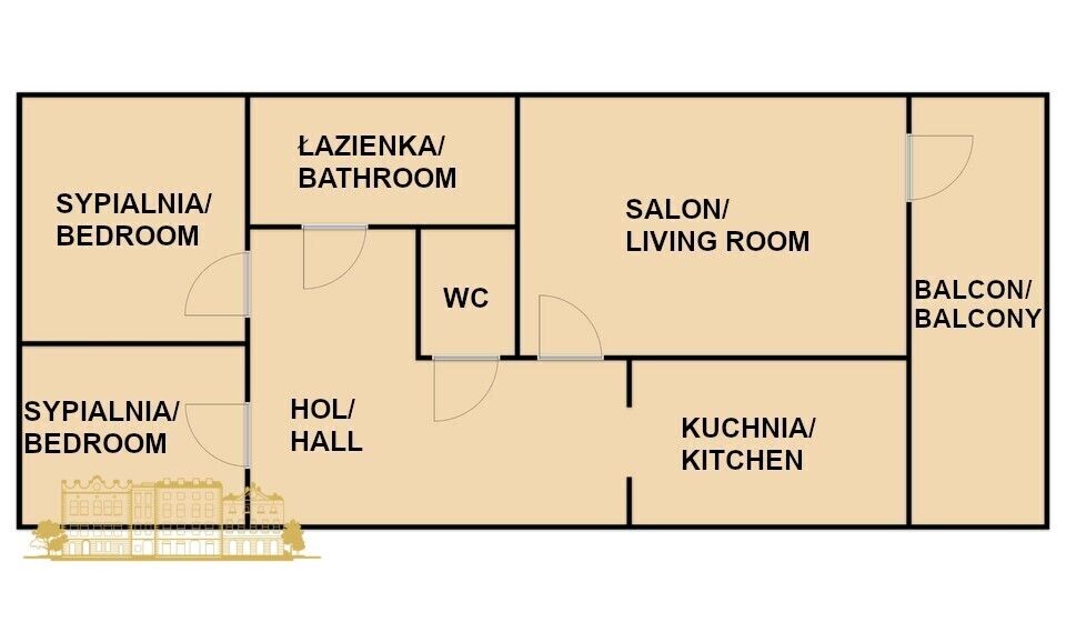 Mieszkanie 3-pokojowe Kraków Bieńczyce, os. Przy Arce. Zdjęcie 10