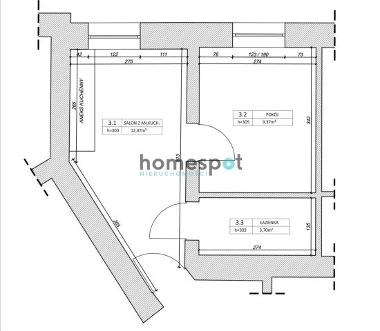 Mieszkanie 2-pokojowe Poznań Łazarz, ul. Marcelego Mottego. Zdjęcie 9