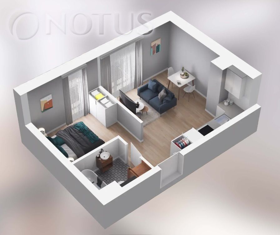 Mieszkanie 2-pokojowe Wrocław Śródmieście, ul. Stawowa. Zdjęcie 5