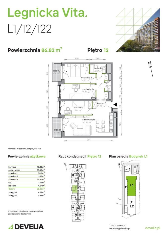 Mieszkanie 4-pokojowe Wrocław Popowice, ul. Legnicka. Zdjęcie 8