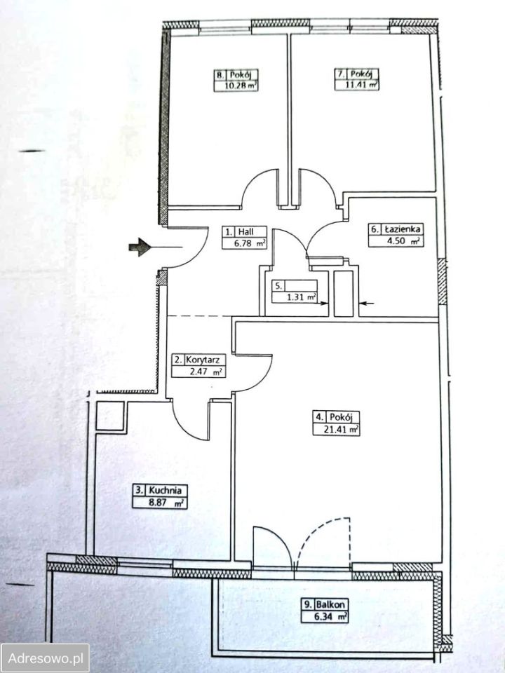 Mieszkanie 3-pokojowe Warszawa Mokotów, ul. Grupy AK "Krybar". Zdjęcie 8