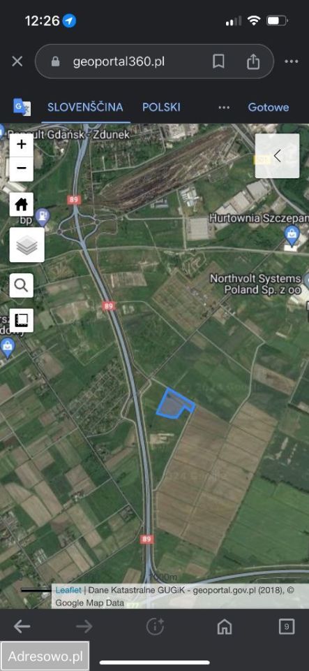 Działka inwestycyjna Gdańsk Rudniki, ul. mjr. Henryka Sucharskiego. Zdjęcie 2