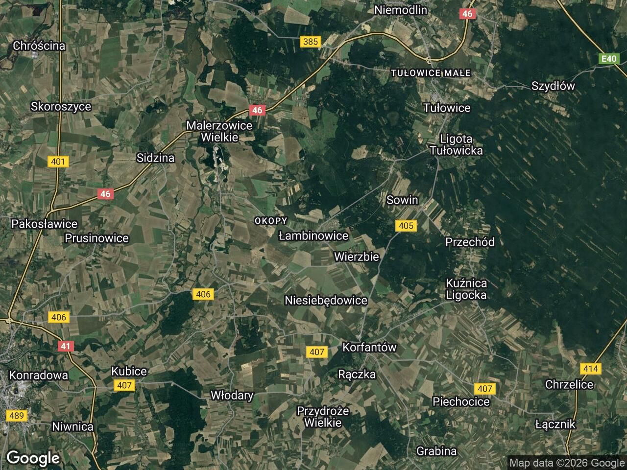 Działka budowlana Łambinowice