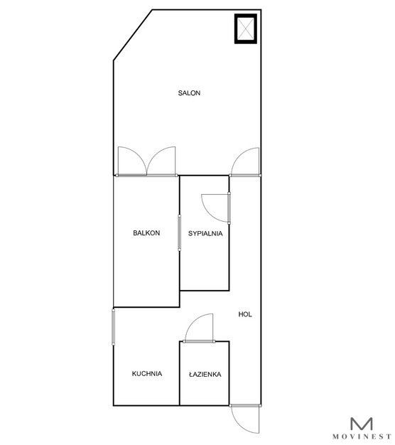 Mieszkanie 2-pokojowe Poznań Wilda, ul. 28 Czerwca 1956 r.. Zdjęcie 14