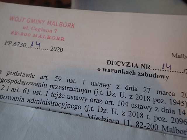 Działka budowlana Nowa Wieś Malborska. Zdjęcie 2