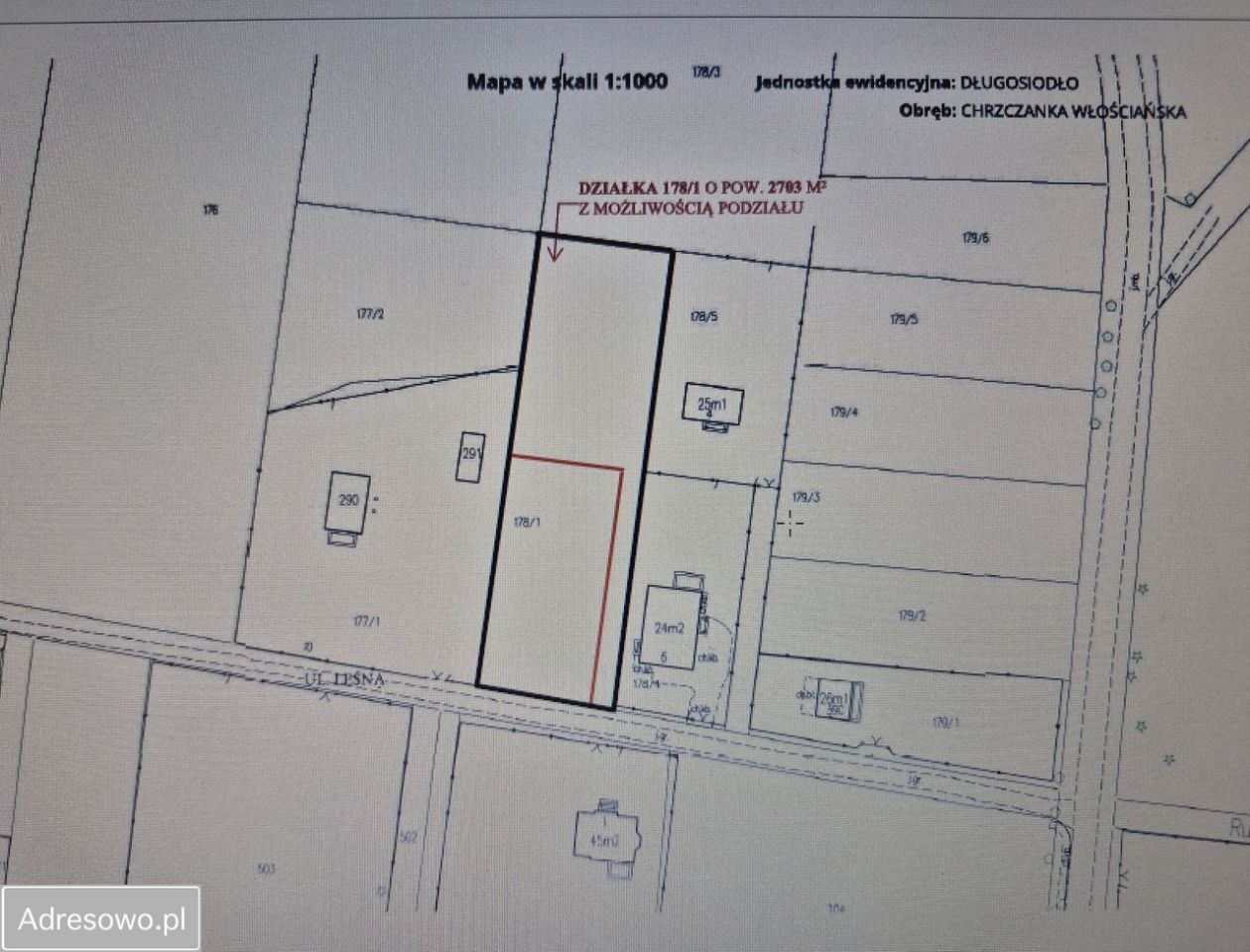 Działka budowlana Chrzczanka Włościańska, ul. Leśna. Zdjęcie 8