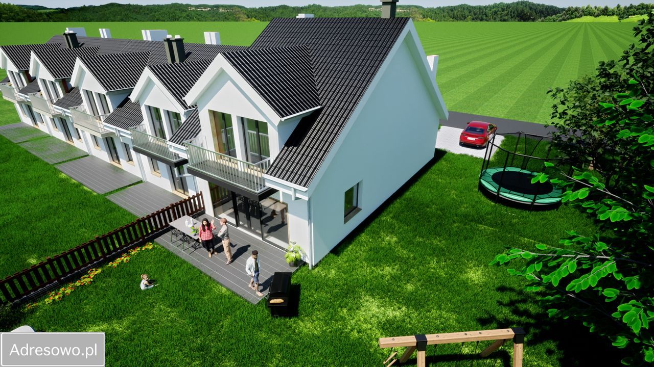 dom szeregowy, 4 pokoje Przęsocin, ul. Ptasia. Zdjęcie 2