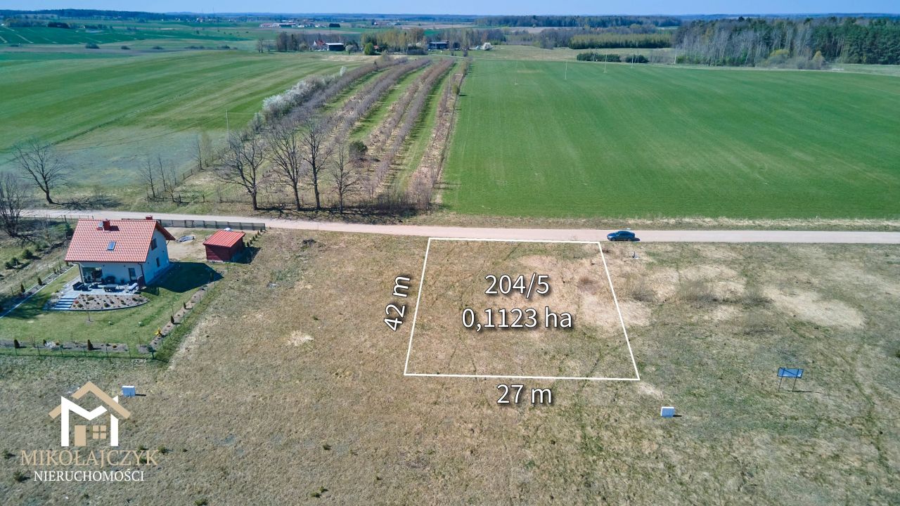 Działka budowlana Krawczyki. Zdjęcie 5