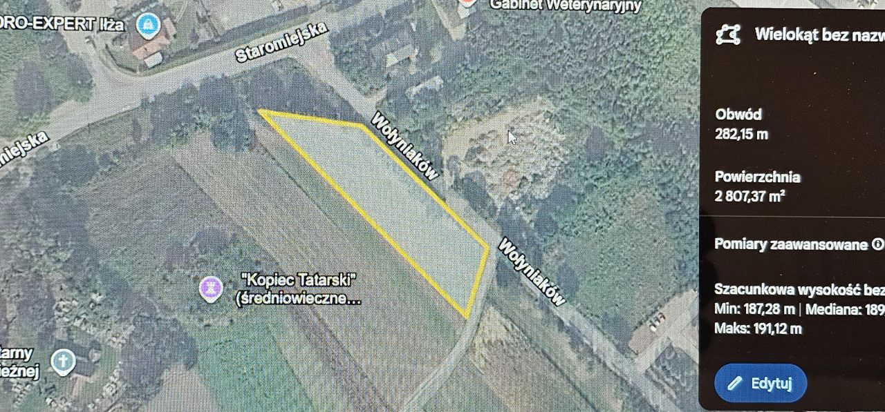 Działka budowlana Iłża Na Granicy, ul. Staromiejska. Zdjęcie 8