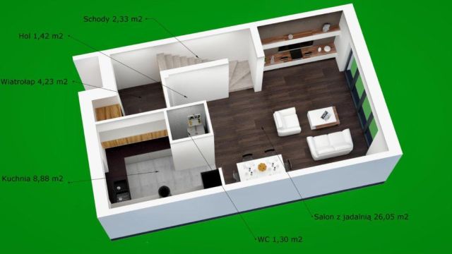 dom szeregowy, 5 pokoi Kobyłka Mareta. Zdjęcie 3