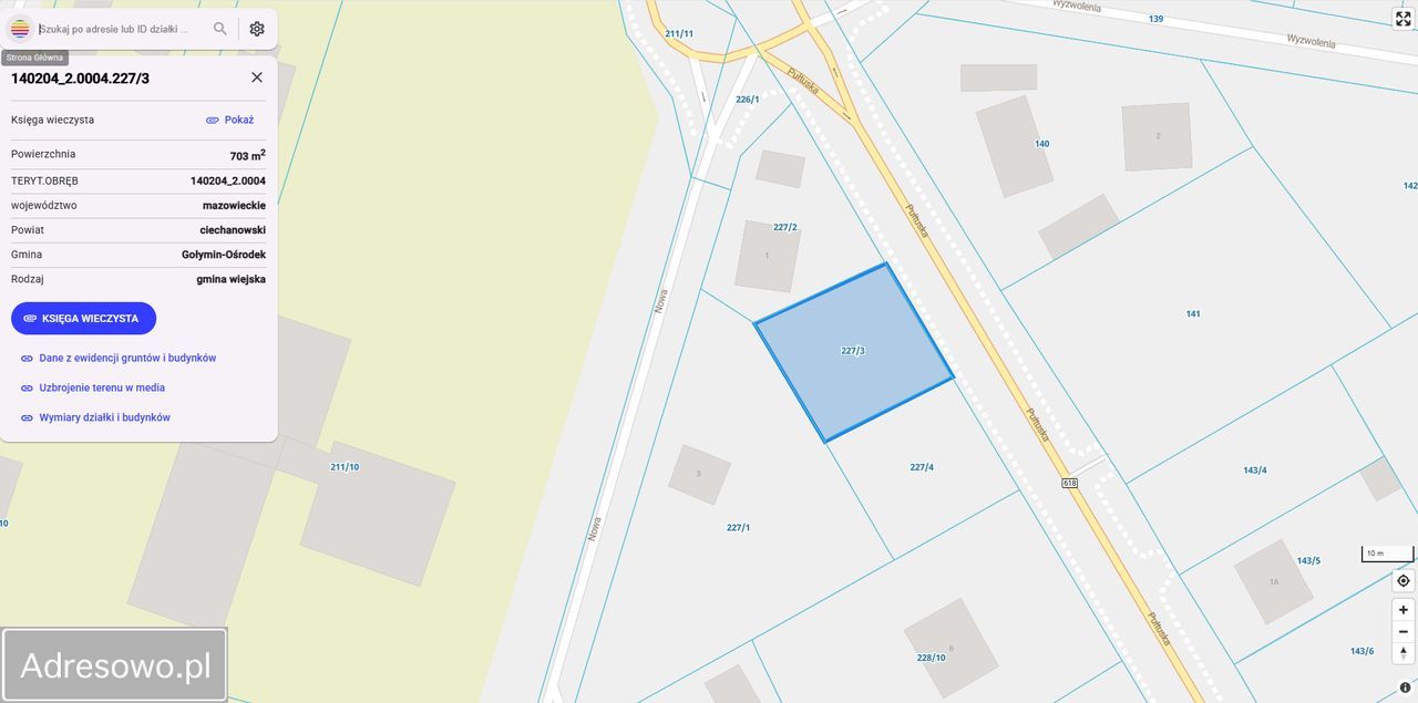 Działka budowlana Gołymin-Ośrodek, ul. Pułtuska. Zdjęcie 4