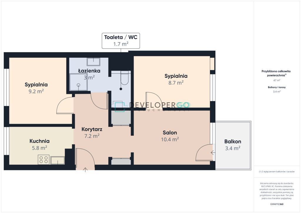 Mieszkanie 3-pokojowe Białystok Dziesięciny, ul. Palmowa. Zdjęcie 17