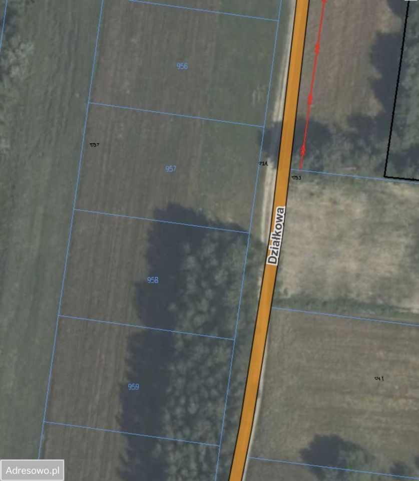 Działka budowlana Małęczyn, ul. Działkowa. Zdjęcie 1