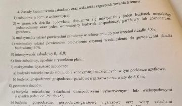 Działka budowlana Grudziądz Owczarki, ul. Brzozowa