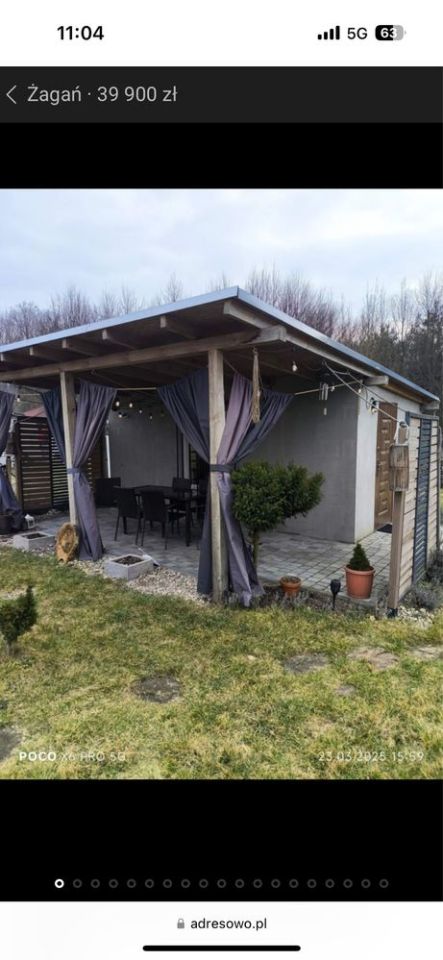 Działka rod Żagań, ul. Starowiejska. Zdjęcie 1