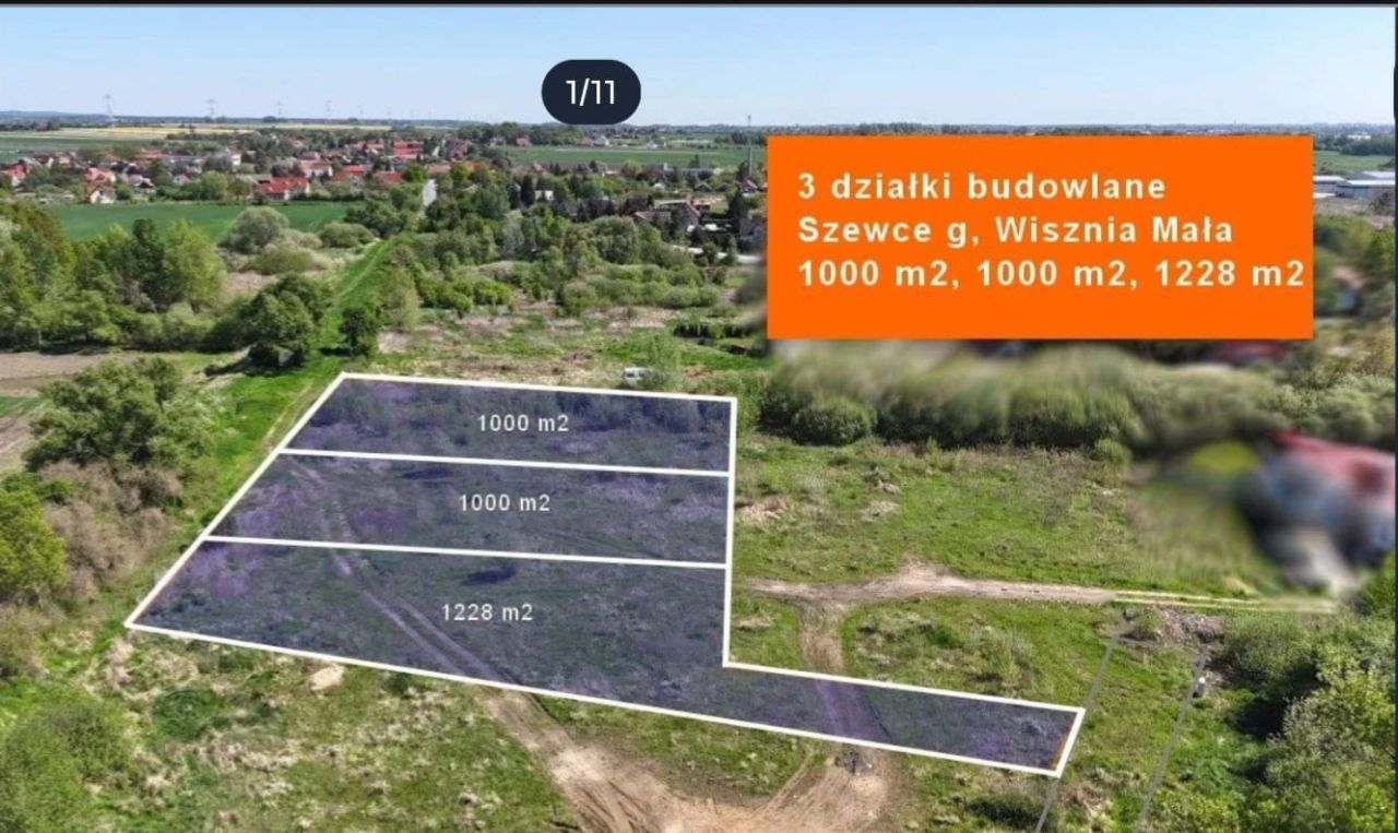 Działka na sprzedaż bez pośredników
ul. Polna
Szewce