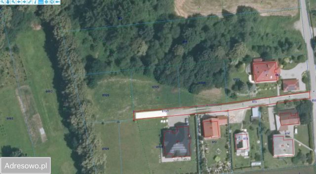 Działka budowlana Stróże. Zdjęcie 1