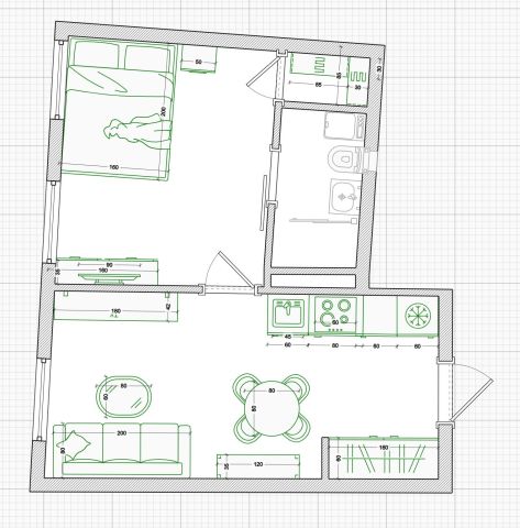 Mieszkanie 2-pokojowe Wrocław Stare Miasto, ul. Kaszubska. Zdjęcie 3
